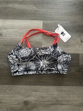 NWT Rabbit Running Ez Bra - VO Black Floral Women’s Small